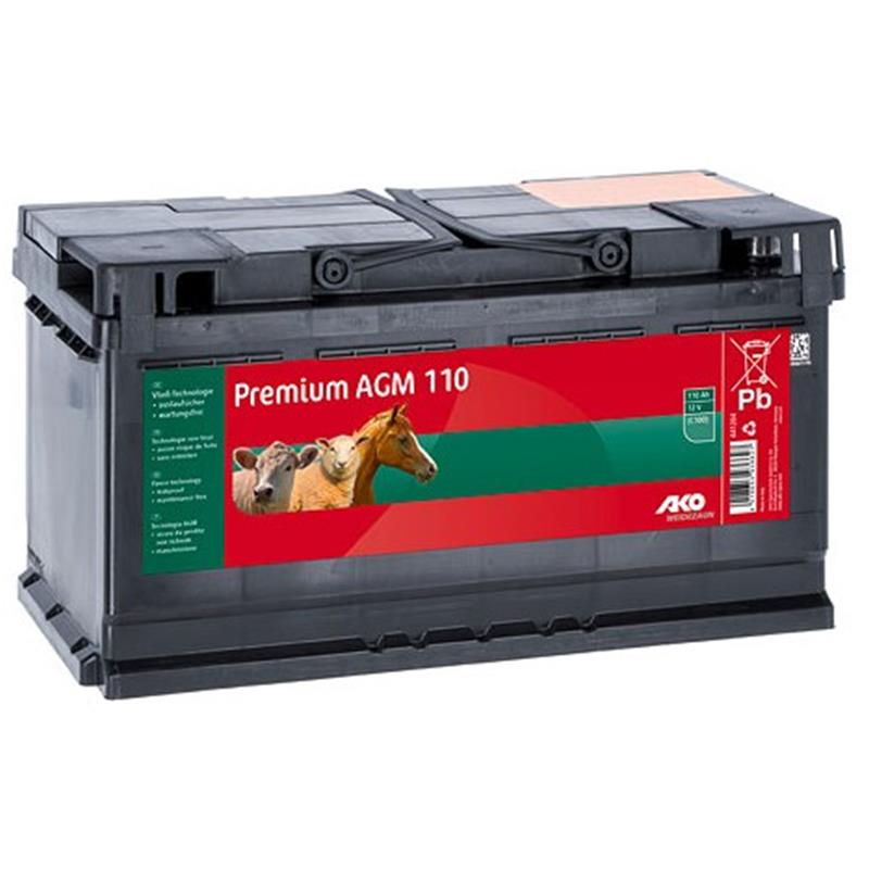 Premium AGM Batterie 12V, 110 Ah