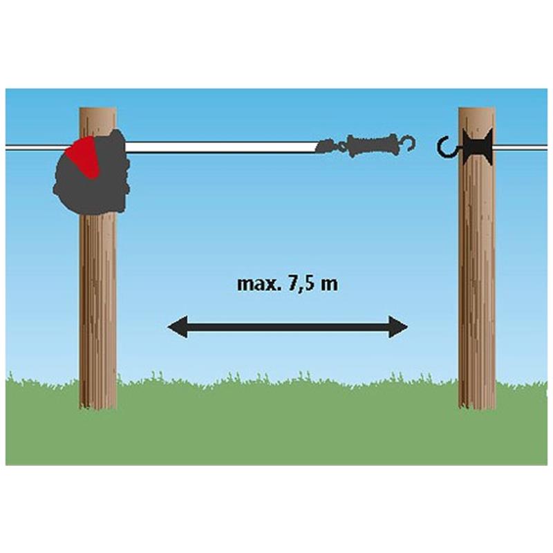 AKO Flexigate - fleksibilni vratni sistem - z vrvico 7,5m