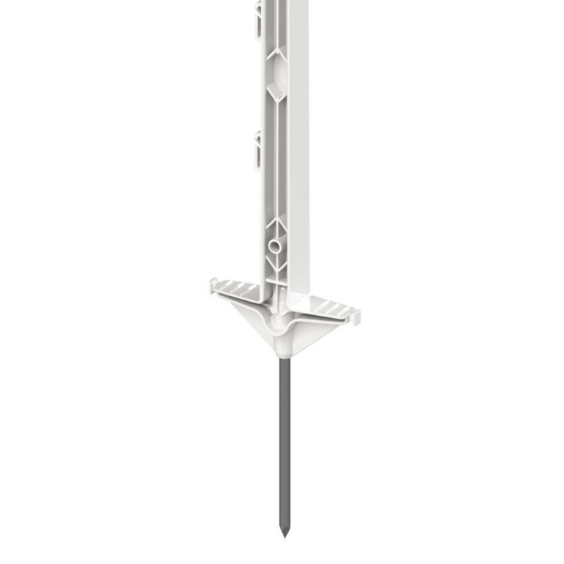 Plastični steber CLASSIC z dvojno stopničko beli 156 cm - 40/1