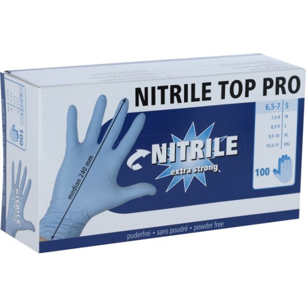 Rokavice Nitrile Top Pro 100/1