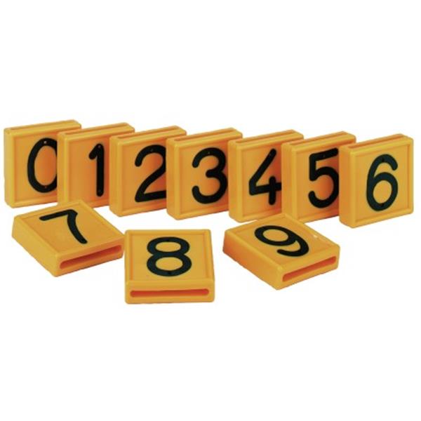 Nummernblock Standard - gelb