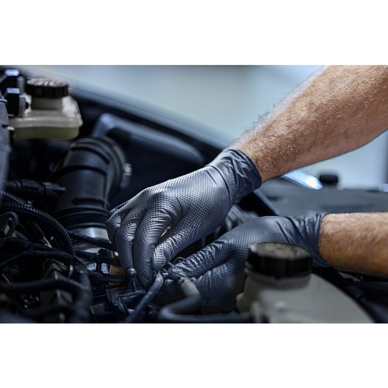 Rokavice za enkratno uporabo X-Grip Black 50/1