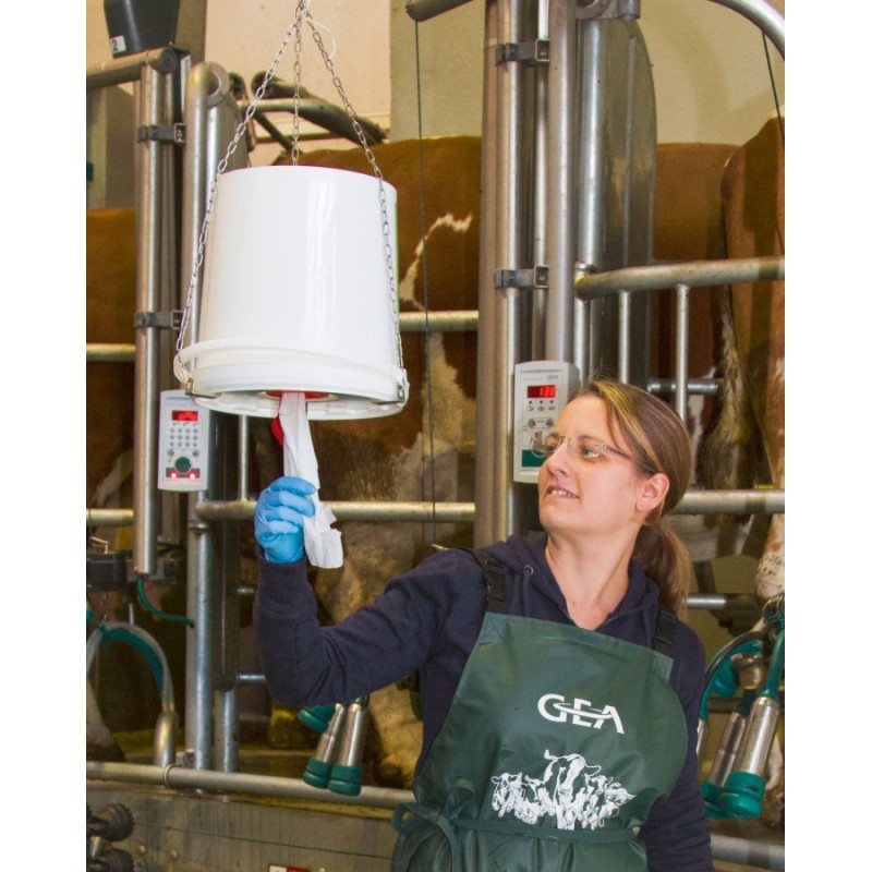 Brisače za vime - vlažne - 800 kom v vedru