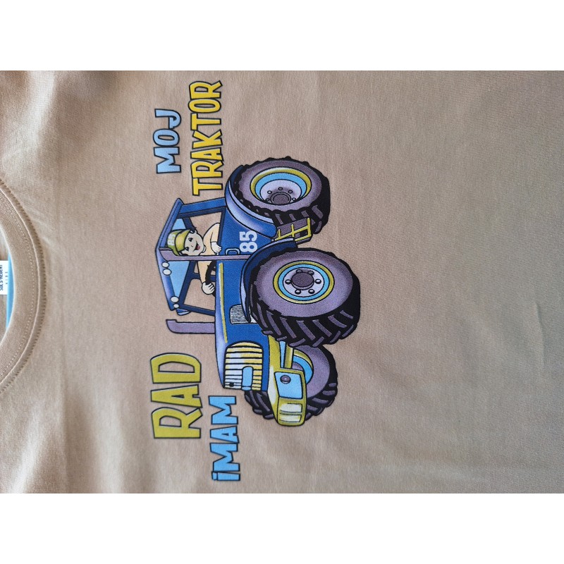 Majica z motivom - Rad imam moj traktor