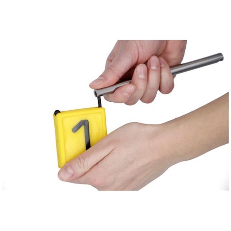 Orodje za montažo DUO številk za ovratnice