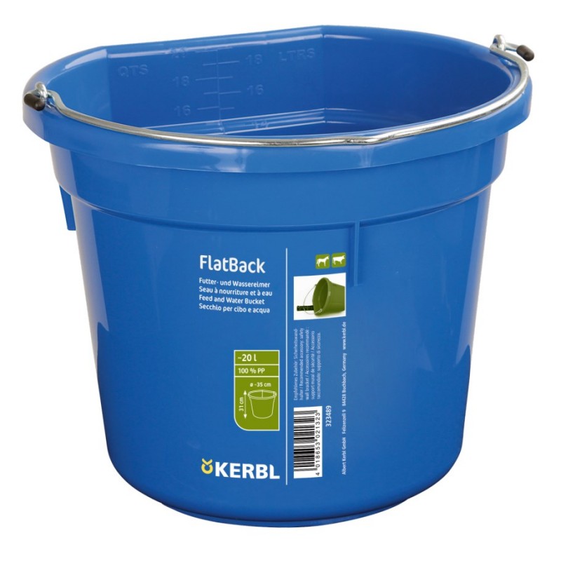 Vedro za vodo ali hrano FlatBack