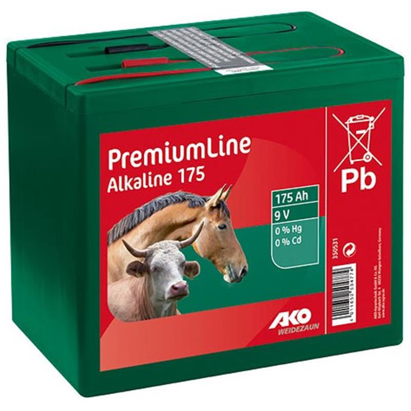 Alkalna 9-voltna zaprta baterija - 175 Ah