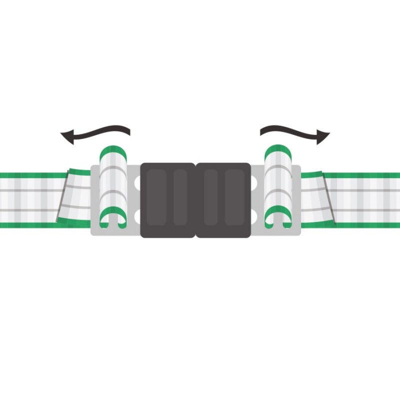 Povezovalna sponka za trakove Litzclip® - iz nerjavečega jekla