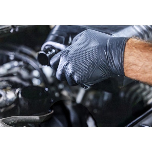 Rokavice za enkratno uporabo X-Grip Black 50/1