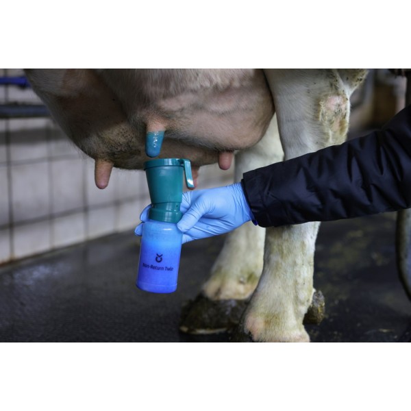 Lonček za dezinfekcijo vimena Non- Return Twin 300 ml