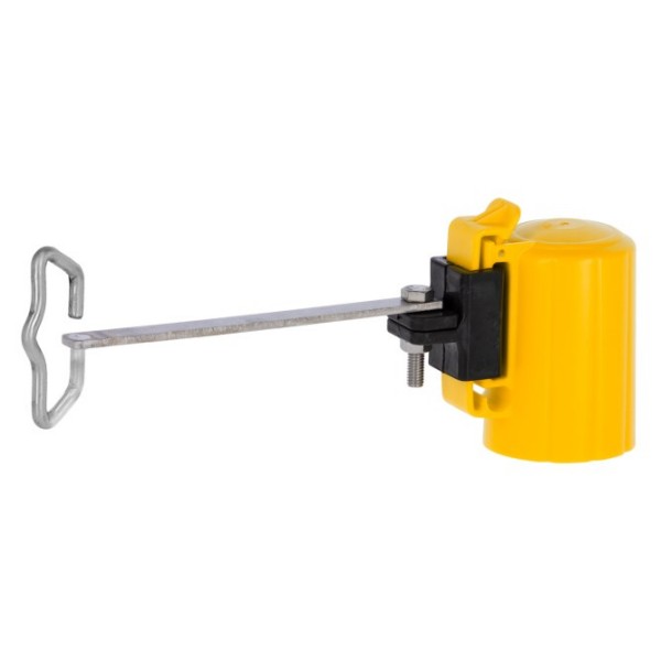 Pokrovni izolator T-stebra - kotna rešitev za trak/vrvico 4/1