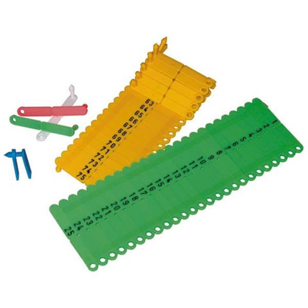 TWINTAG ušesne številke - oštevilčene