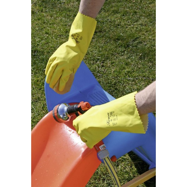 Gospodinjske rokavice Protex iz lateksa