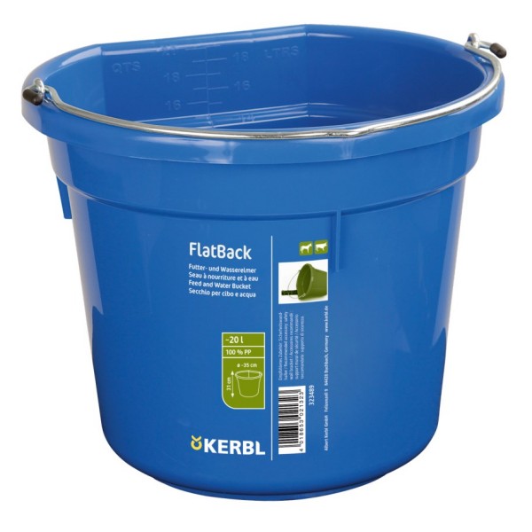 Vedro za vodo ali hrano FlatBack