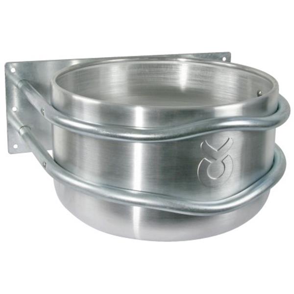 Aluminijasto okroglo krmno korito 18 ltr.