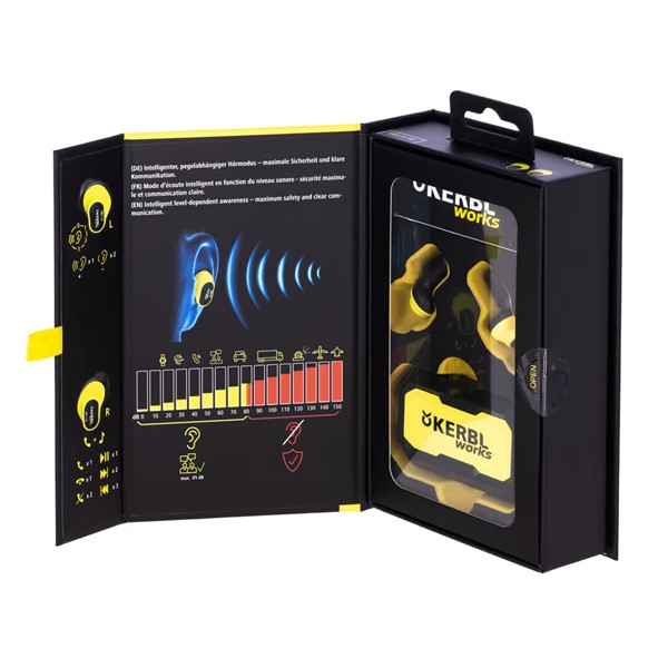 Kerbl works Buds BT Zaščita sluha/Slušalke v ušesu z Bluetoothom