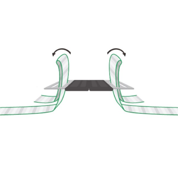 Povezovalna sponka za trakove Litzclip® - iz nerjavečega jekla