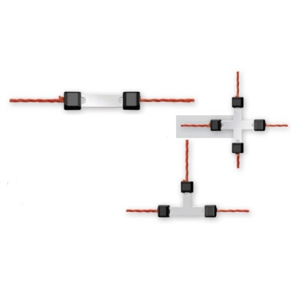 Set 8-ih spojnikov LITZCLIP, pocinkani