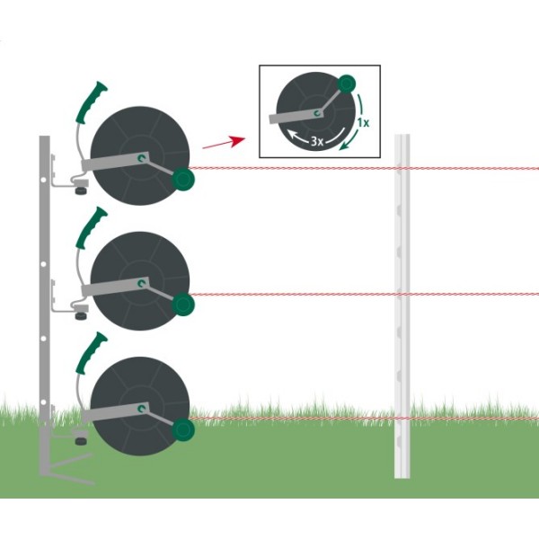 Vreteno z gonilom 3:1