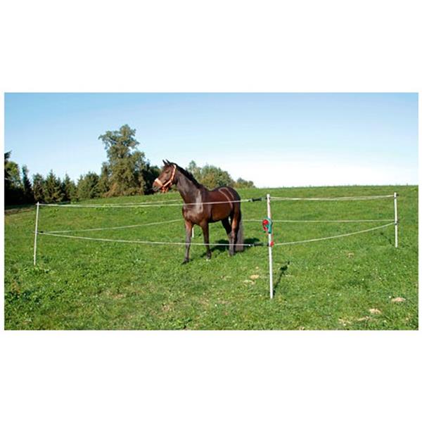 Komplet za turnirje/konjske ograde 7 x 7 m - s pašnim aparatom