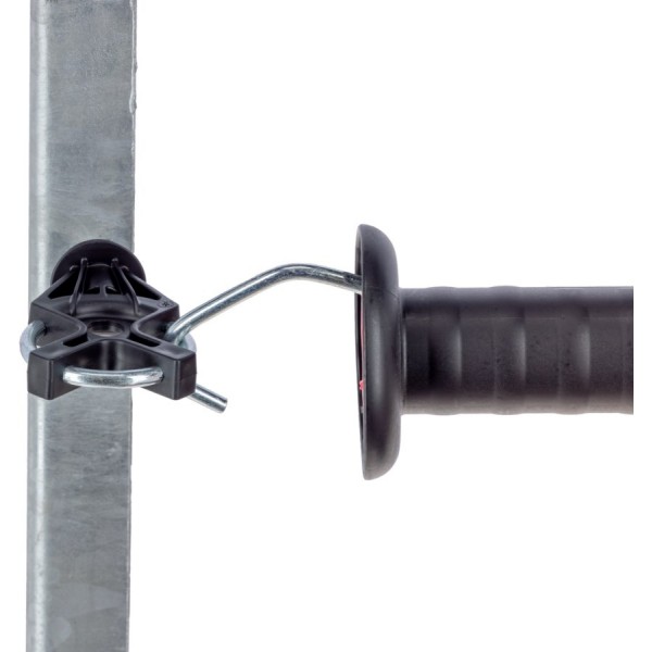 Izolator za vrata X³ pocinkan, črn, metrični navoj 10/1