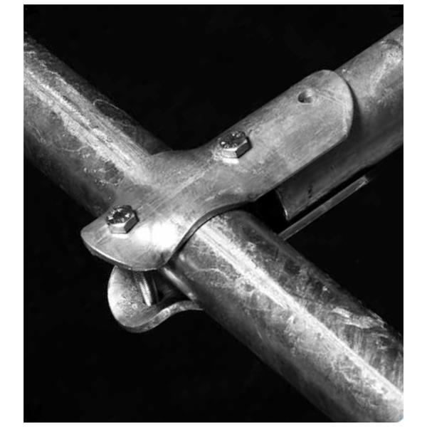 T-objemka, ojačana, z 2 vijakoma