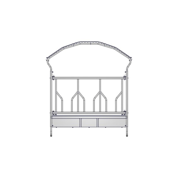 JOURDAIN Pašne jasli z palisadno krmno pregrado 2 x 2m  12Km
