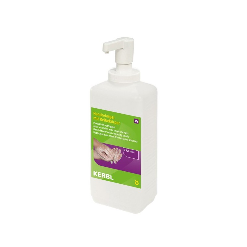 Handreiniger mit Reibekörpern 2500 ml - Flasche  mit Dosierpumpe