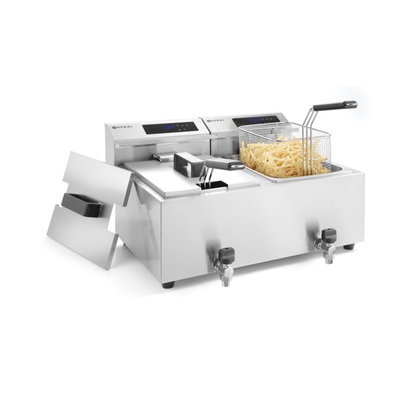 Friteza Mastercook digital 2 x 8L