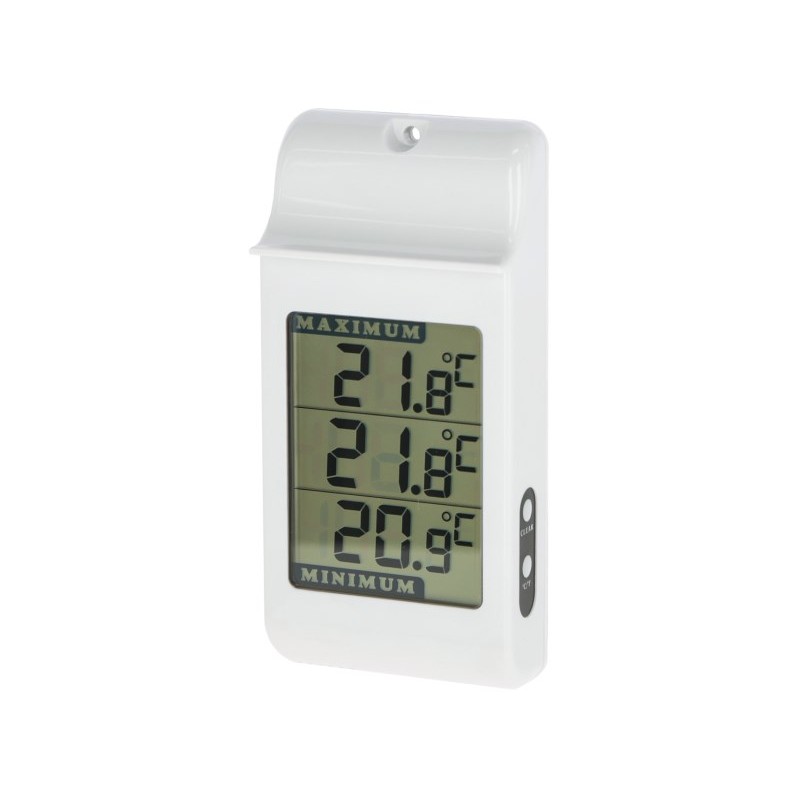 Digitalni termometer s prikazom minimalne in maksimalne temperature