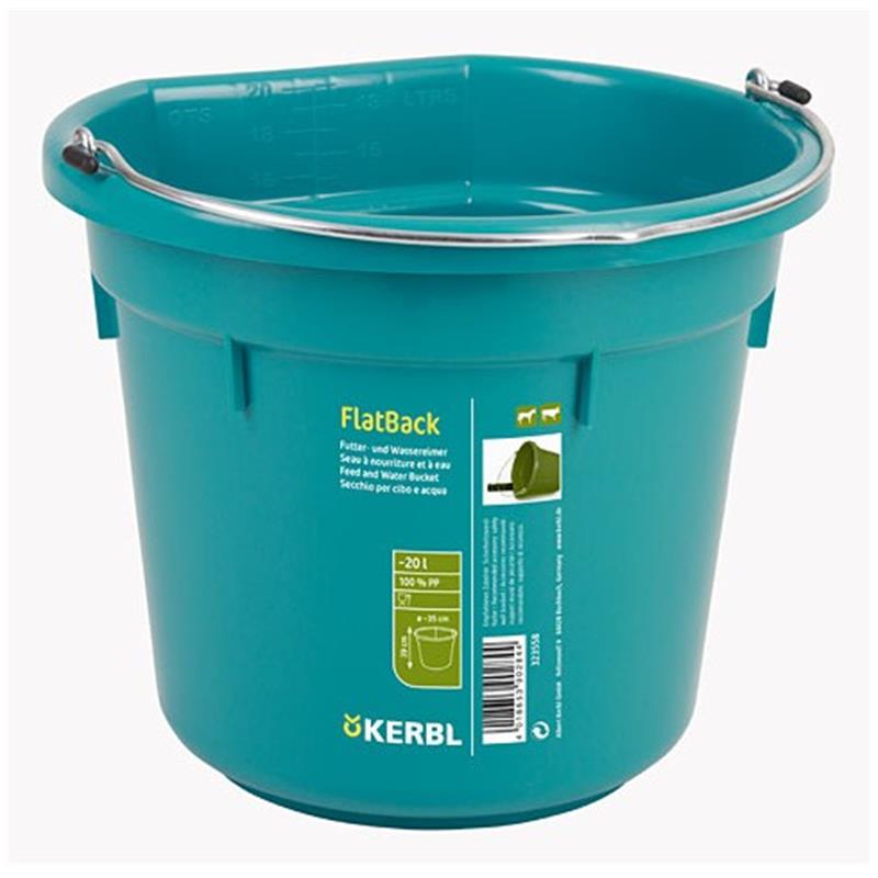 Vedro za vodo ali krmilo FlatBack, ca. 20 ltr