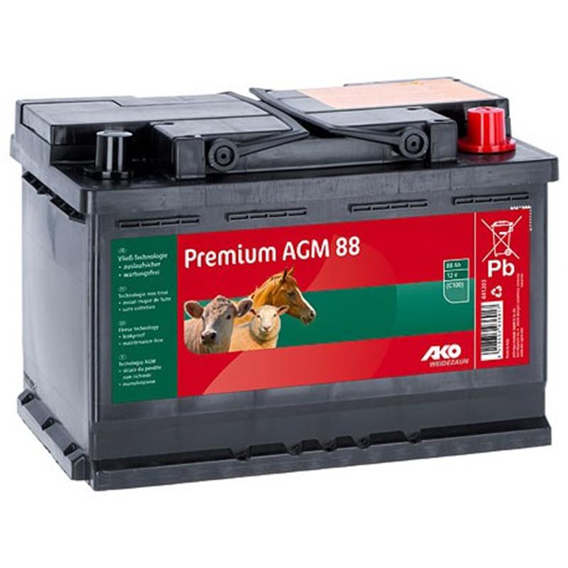 Premium AGM Batterie 12V, 88 Ah