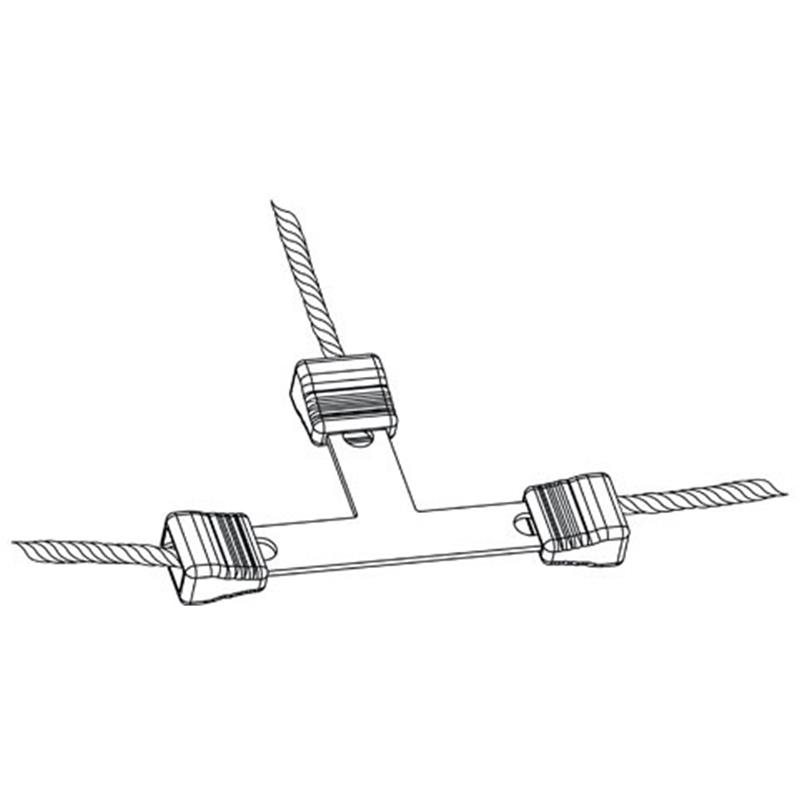 T-spojnik LITZCLIP, pocinkan 5/1