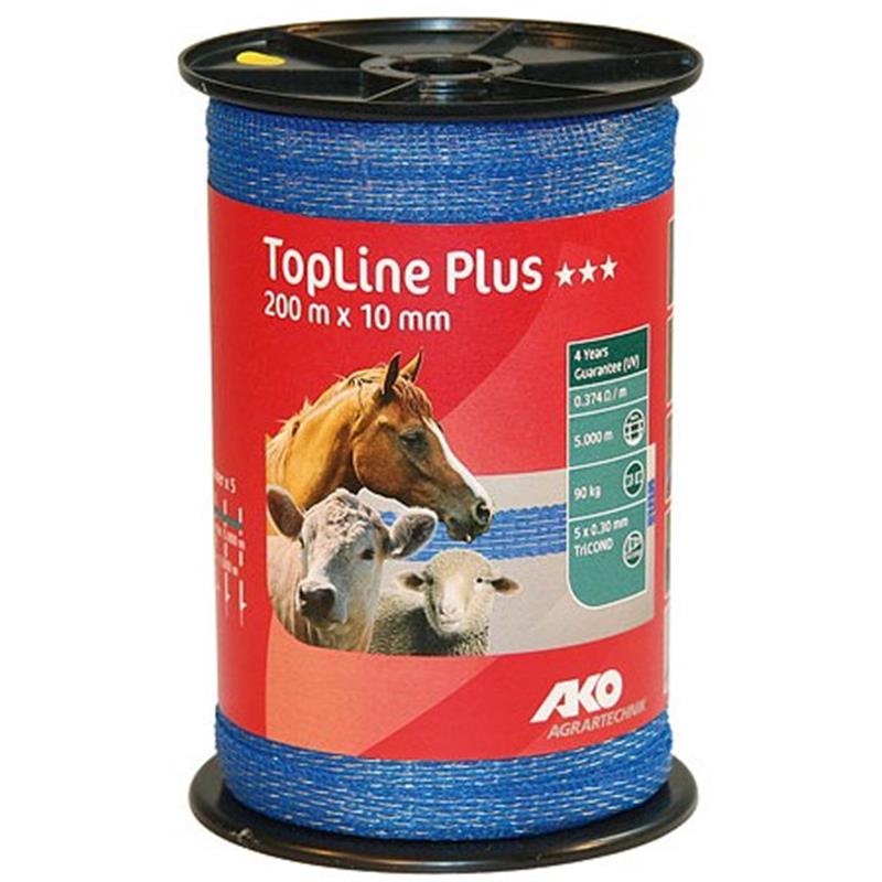 TopLine Plus električni ograjni trak 20 mm, 200m