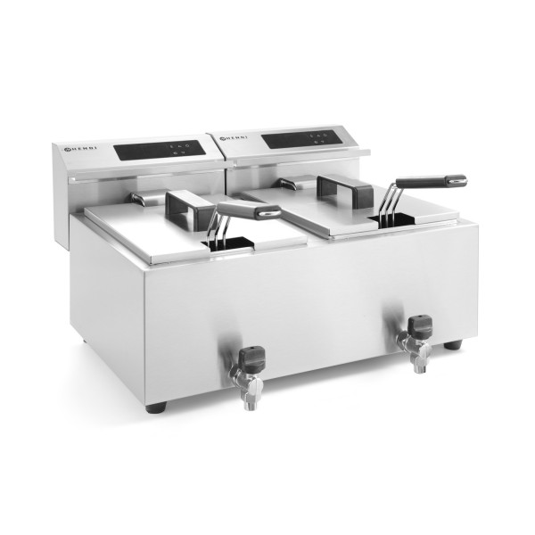 Friteza Mastercook digital 2 x 8L