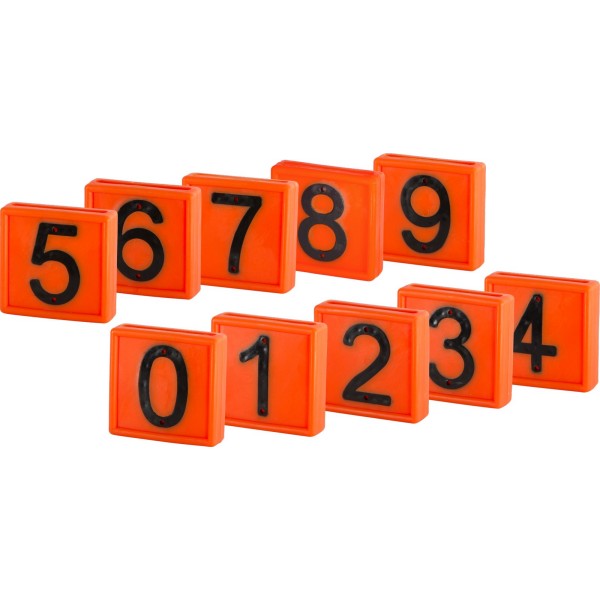 Številke za ovratnice - oranžne