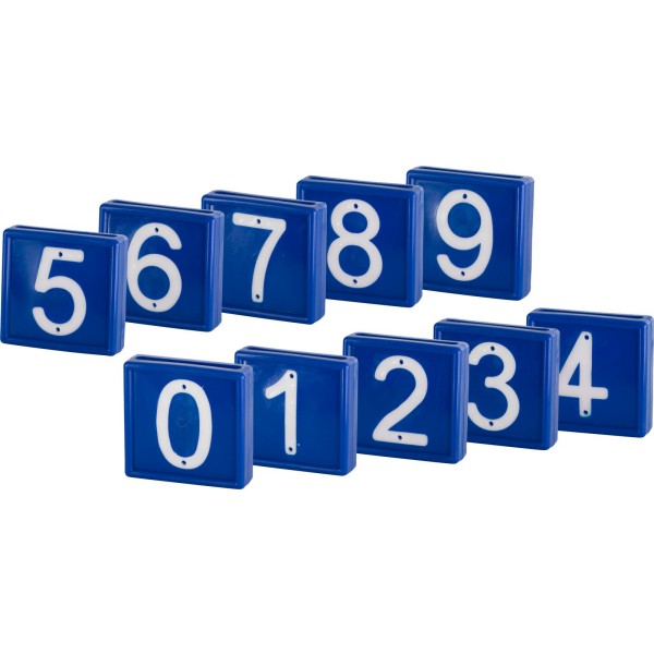 Številke za ovratnice - modre