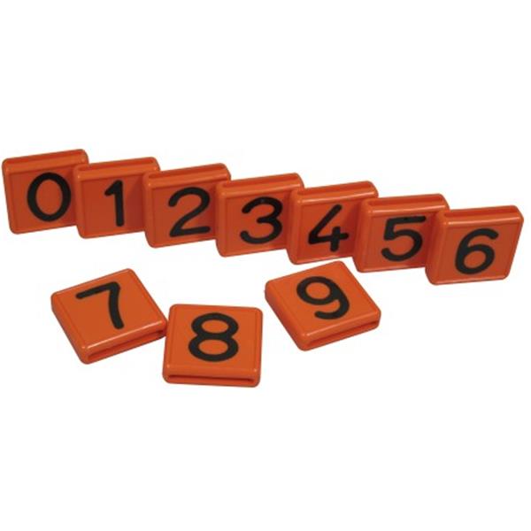 Nummernblock Standard - orange