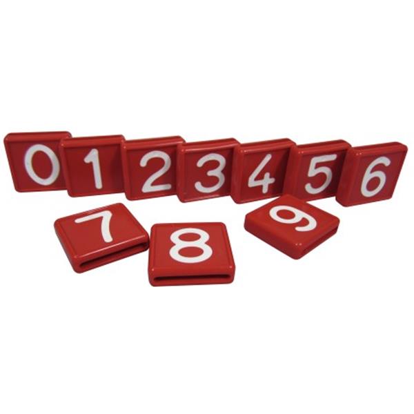 Nummernblock Standard - rot