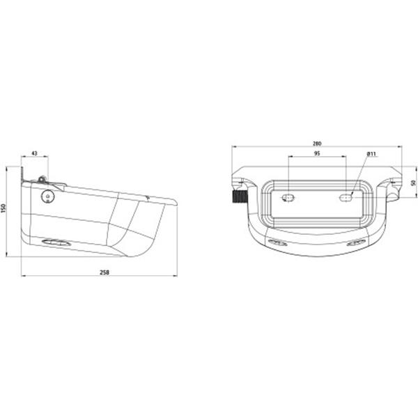 Napajalnik s plovcem S1098 inox