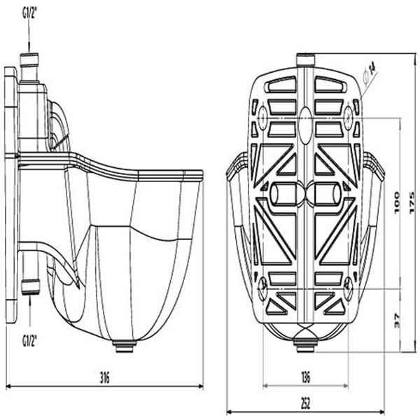 Napajalnik K75 3/4