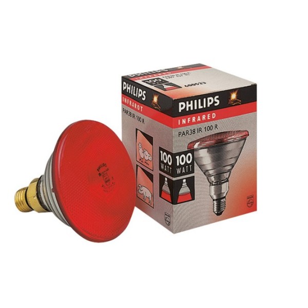 Infrarot-Sparlampe Philips 100 W - rot