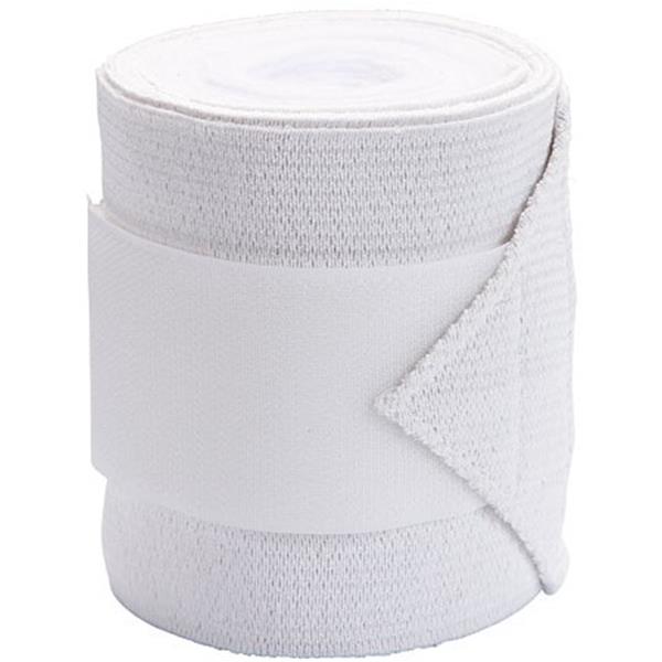 Fleece-bandaža z elastičnim vstavkom - bela
