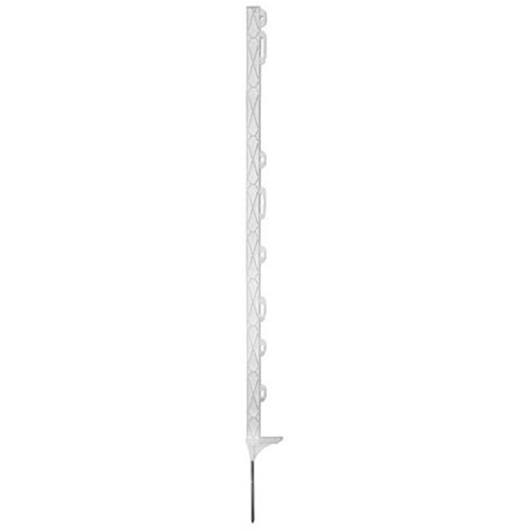 Kunststoffpfahl TITAN, weiß, 110 cm - 5/1
