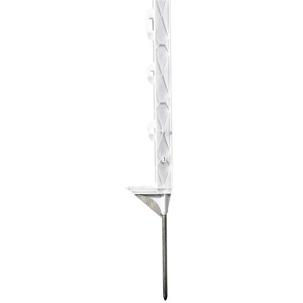 Plastični steber TITAN PLUS beli - 155 cm - 5/1