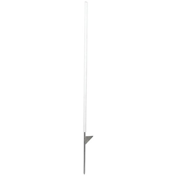 Kunststoffpfahl, weiß, 108 cm - 10/1