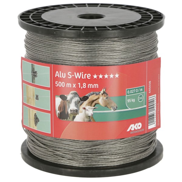 Weidezaundraht Aluminium Ø 2,0 mm - 400 m