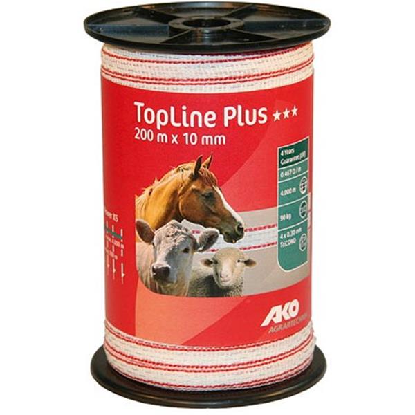 TopLine Plus trak belo/rdeč; 10 mm - 200 m