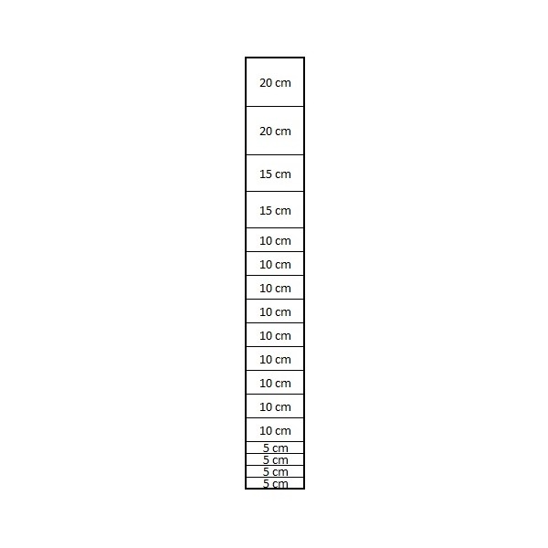 Mreža Standard - Normal 180 cm 