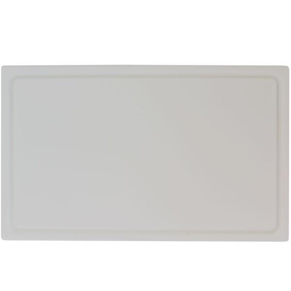 Deska za rezanje, plastična 600 x 400mm, bela 